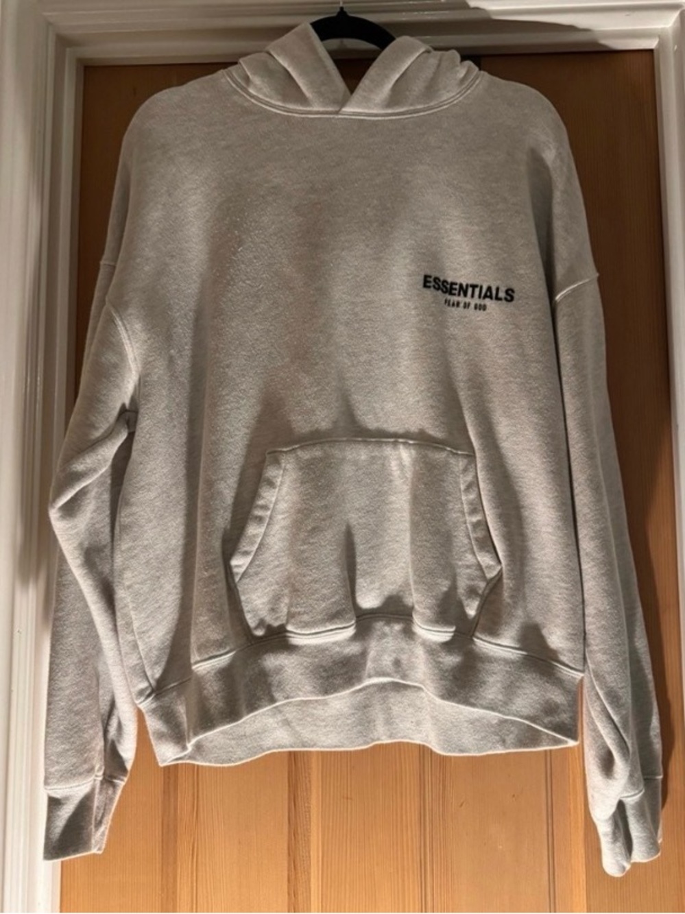 ESSENTIALS Light Gray Hoodie Ship same day!